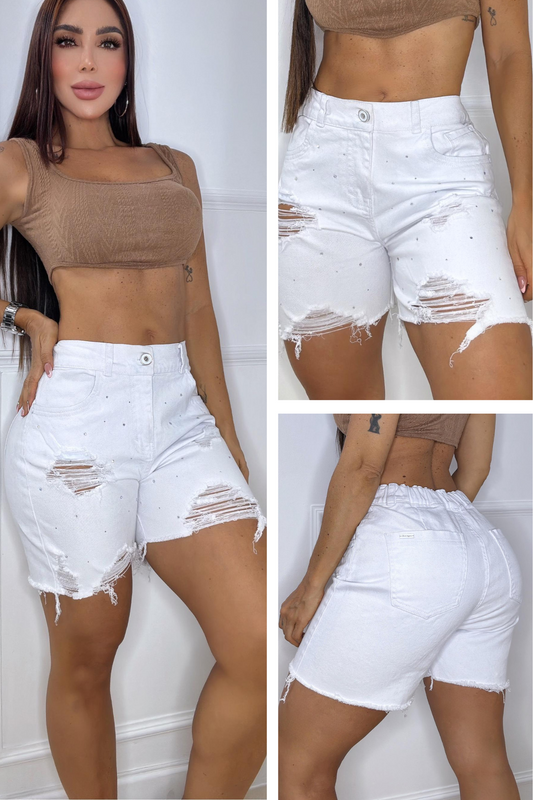Short Blanco Piedras