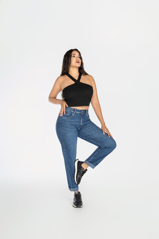 Jean Momfit Piedra Total