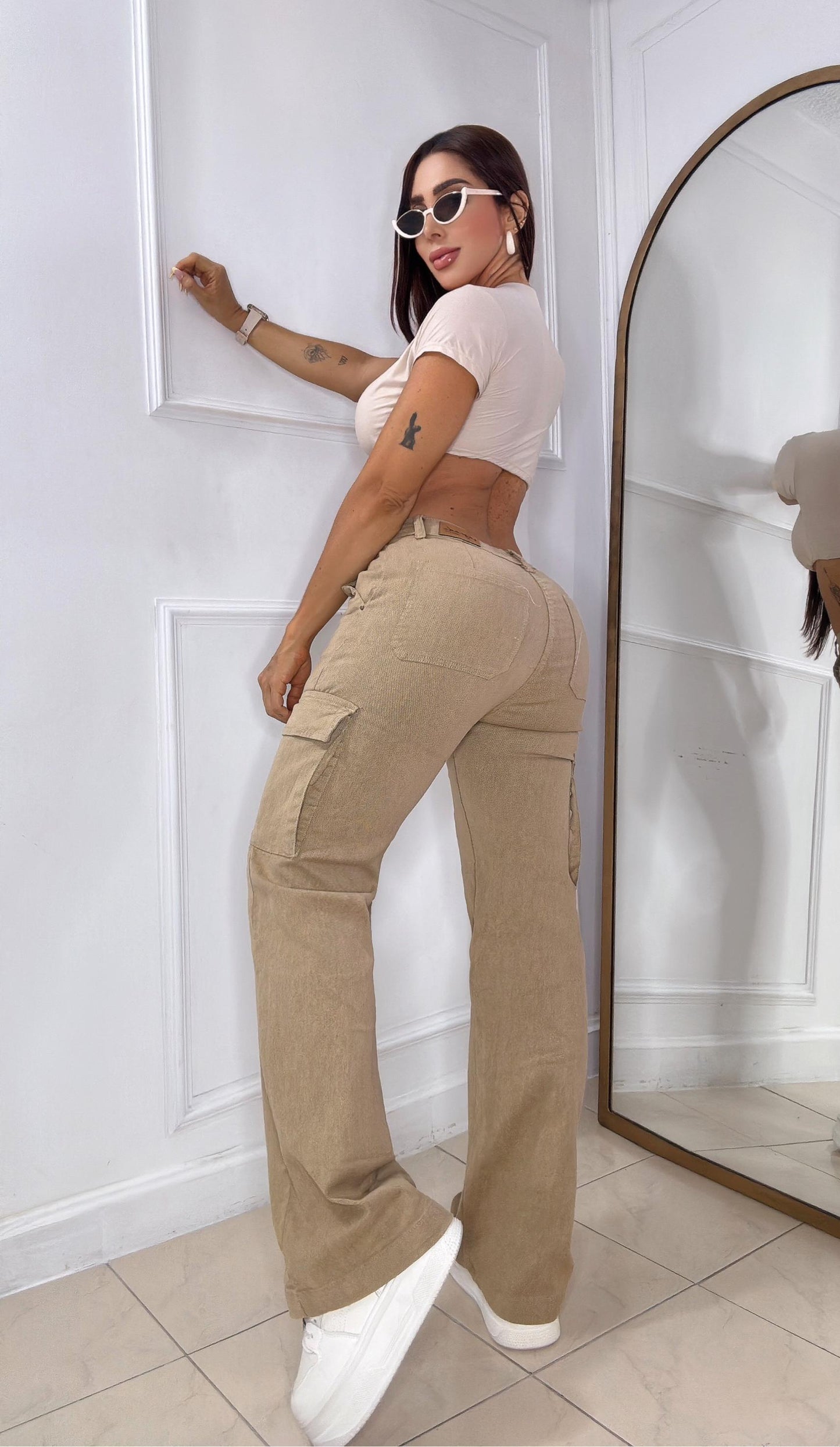 Pantalón Palazzo Cargo REF 1007