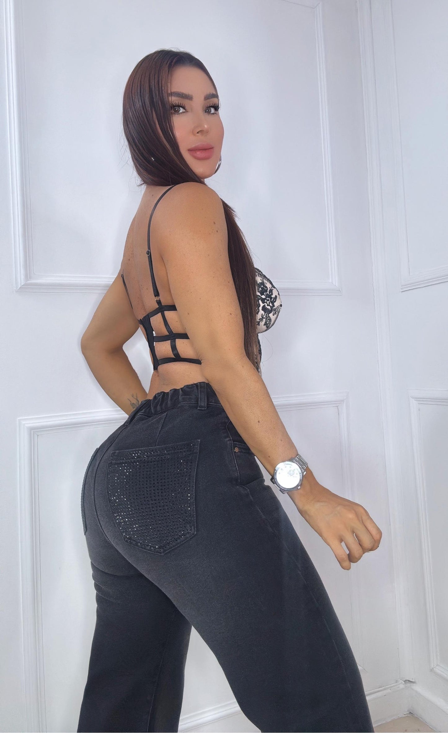 Jean Black Curare Piedras